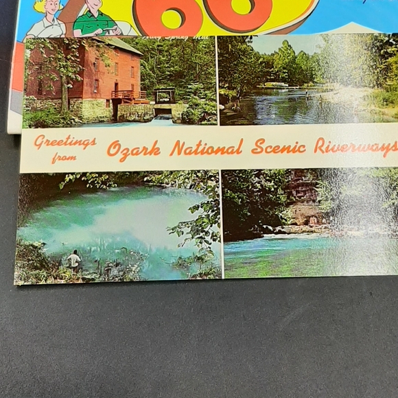 Vintage Lot of 12 Route 66 The Ozarks Post Cards Unused - Picture 9 of 14